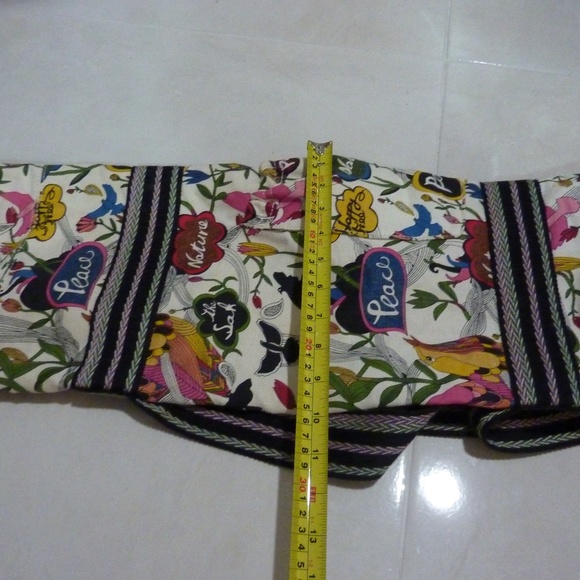 Sakroots Peace Tote Duffle Bag Over Shoulder for Yoga Mat 24''long NEW - Picture 2 of 10